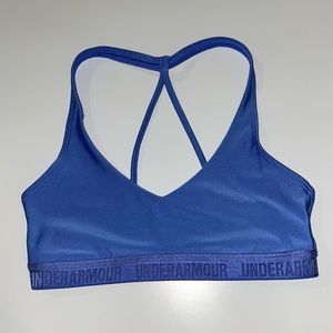 Under Armour Blue Unlined Sports Bra